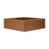 Plantenbak vlak 150x150x60 cm - Corten