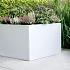 Plantenbak vlak 150x150x60 cm - Wit