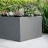 Plantenbak vlak 150x150x60 cm - Antraciet