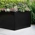 Bloembak vlak 60x90x60 cm - Grafiet Zwart