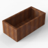 Plantenbak Module+ 90x300x28 cm - Corten