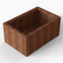 Plantenbak Module+ 90x180x42 cm - Corten