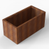 Bloembak Module+ 60x90x56 cm - Corten