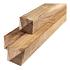 Paal hardhout met diamantkop 11,5x11,5x300