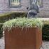 Plantenbak vlak 150x150x60 cm - Corten