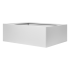 Plantenbak vlak 150x150x60 cm - Wit