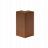 Forsento Hoekstuk voor U-profiel ongelijkzijdig 5cm 10x10cm - Corten