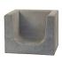 U-Hoeksteen 40x50x40 - Grijs (MBI)